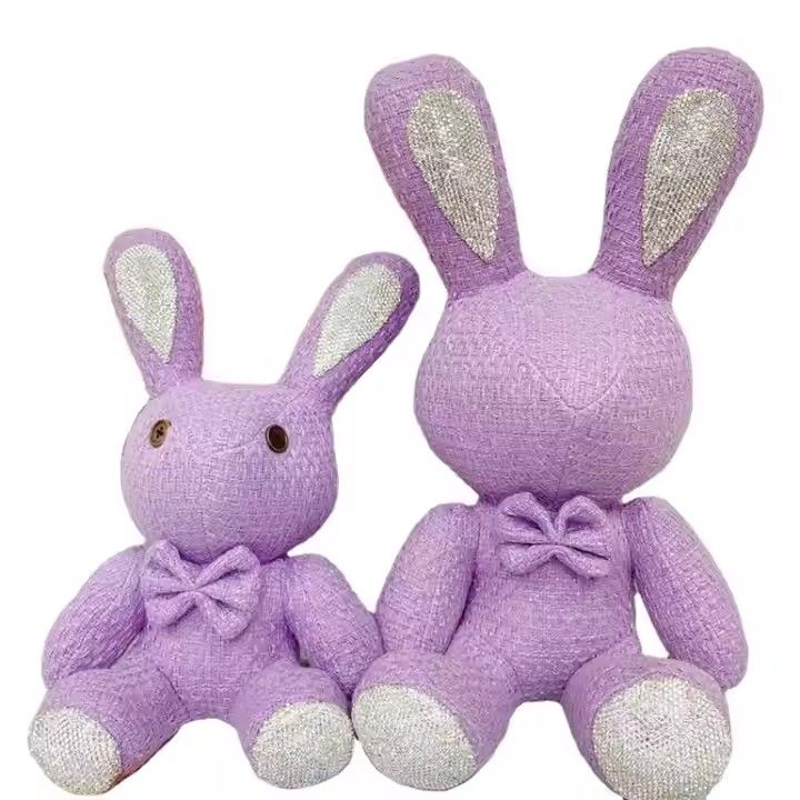 New Luxury Diamond Fragrant Rabbit Plush Pendant High Quality Soothing Doll Christmas Birthday Gift, kids dolls, kids birthday gift, kids gift