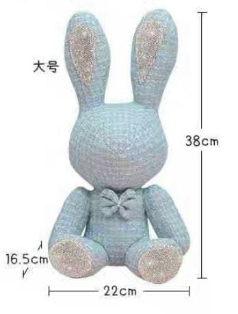 New Luxury Diamond Fragrant Rabbit Plush Pendant High Quality Soothing Doll Christmas Birthday Gift, kids dolls, kids birthday gift, kids gift