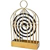 Mosquito Coil Holder Bird Cage Shape Hand-made European Style Mosquito Repellent Incenses Rack Plate Home Decoration  Portable Incense Holder Retro Incense Coil Burner, Hanging Bird Cage Outdoor Home.