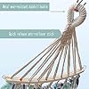 Stripped Outdoor Hammock Heavy Load Bearing for Outside Thick Canvas Hammock Swing with Carrying Bag for Summer Camping Travelling Hiking Picnic Load Capacity can hold 2 people                       .