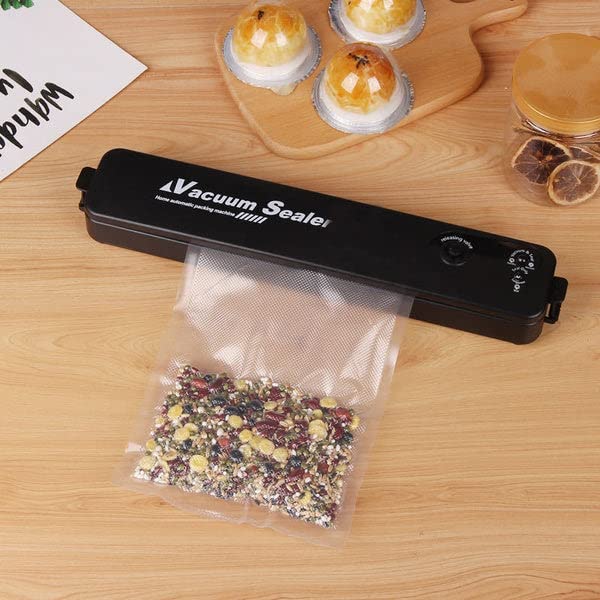 Vacuum thermal sealer.Comes with 10pcs FREE vacuum bags One-Touch Automatic Vacuum Sealing Machine for Dry And Moist Food                                                                              .