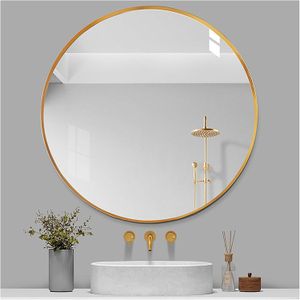 Huge 60*60cms UNBREAKABLE round decor mirrors with fine finishing