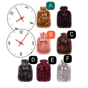 2L Luxury Soft Faux Fur Hot Water Bottle Bag For Heat Therapy/Pain Relief
