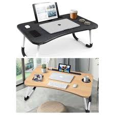Folding Laptop Desk – Portable Bed & Study Table for Computer, Reading & Breakfast Use