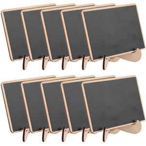 Food Label Black Bamboo Board