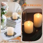 Pillar Candle Holder Candlestick for Candlelight Dinner Holiday Tabletop Aureate