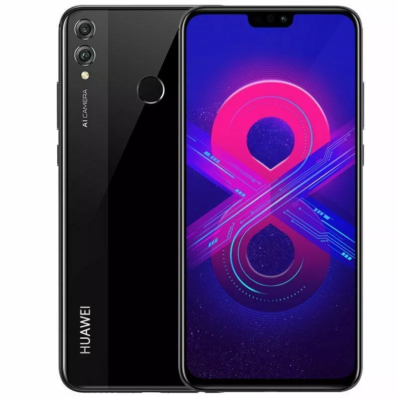 Refurbished Phones Huawei HONOR 8X – 6.5" FHD+ FullView Display | 128GB ROM + 4GB RAM | AI Dual Camera | Kirin 710 | 3750mAh Battery | Global Version Smartphones Mobile Phone