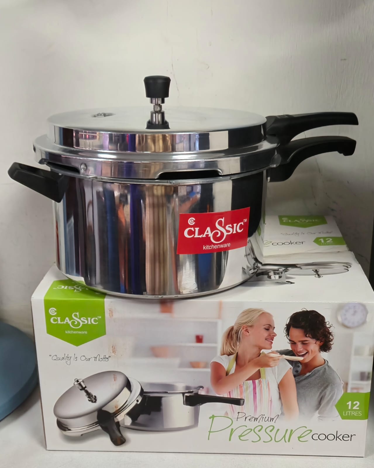 Skytone Pressure Cooker Stainless Steel with Outer Lid, 3 & 5  Litres, Induction and Gas Stove Compatible, Gasket Release System, 5 Years, ISI Certified,