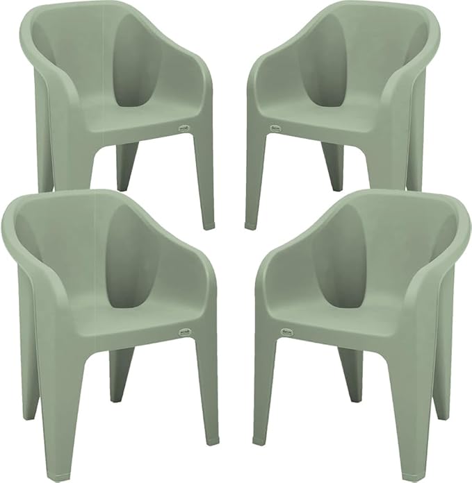 Skytone Plastic Chair |Living Room Chairs|Plastic Chairs for Home,Living Room,Balcony,Indoor and Outdoor Use SAFARI P/CHAIR no.77