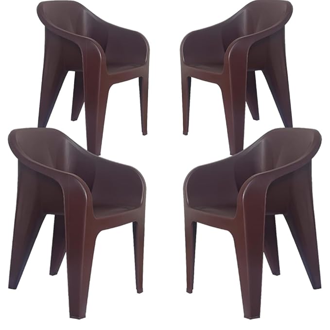 Skytone Plastic Chair |Living Room Chairs|Plastic Chairs for Home,Living Room,Balcony,Indoor and Outdoor Use SAFARI P/CHAIR no.77