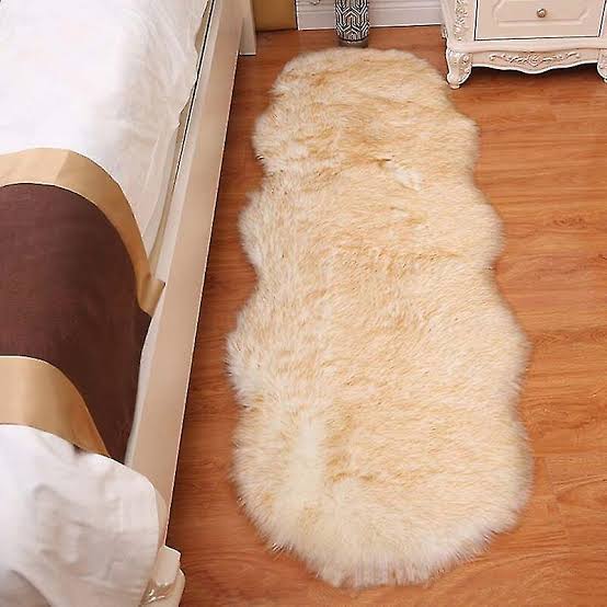 CLEARANCE OFFER Soft Irregular Rugs For Bedroom Plush Floor Foot Mats Faux Fur Wool Carpets Living Room Lounge Fluffy Bedside Rug Sofa Cushion