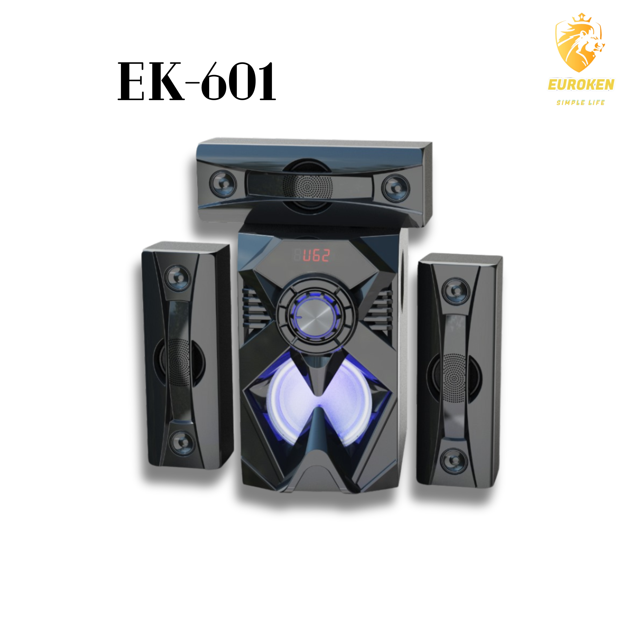 EUROKEN EK601 3.1 Channel Home Theater Sub-Woofer
