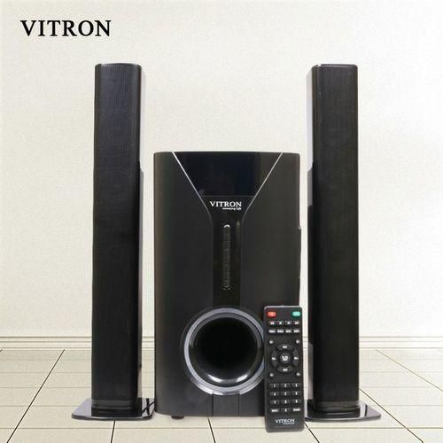【BIG OFFER】Vitron 2.1CH Multimedia Bluetooth Woofer Speaker System Subwoofer Soundbar BT/USB/SD/FM Subwoofer Home Audilo System Soundbar with Remote Control 9000W V527 Black 9000W v527