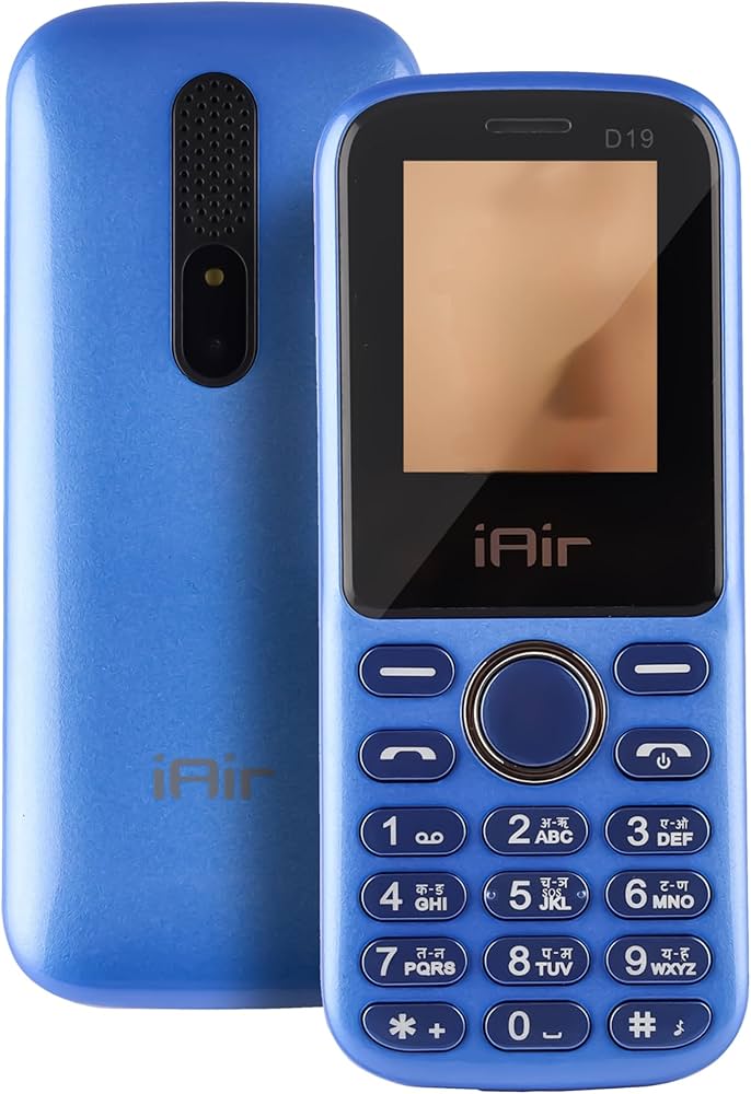 IAIR D19 Dual Sim Keypad Mobile Phone with 1200 mAh Battery, Expandable Storage Upto 32GB,MP3,Camera Keypad Phone.