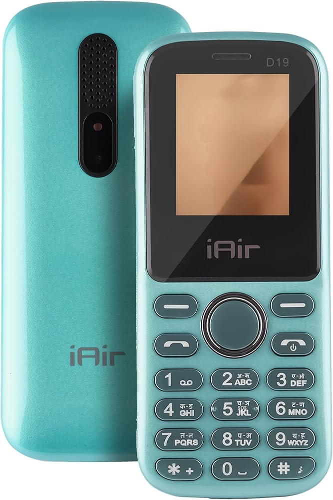 IAIR D19 Dual Sim Keypad Mobile Phone with 1200 mAh Battery, Expandable Storage Upto 32GB,MP3,Camera Keypad Phone.