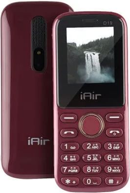 IAIR D19 Dual Sim Keypad Mobile Phone with 1200 mAh Battery, Expandable Storage Upto 32GB,MP3,Camera Keypad Phone.