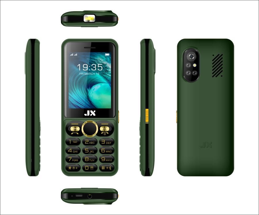 New JX G67 Feature Mobile PhoneDisplay:2.8 inch
Screen Resolution:240*320 Chipest:MTK6261D Memory: 32+32MBCamera:0.3MPSpeaker:∮32 BOX Multimedia Speake