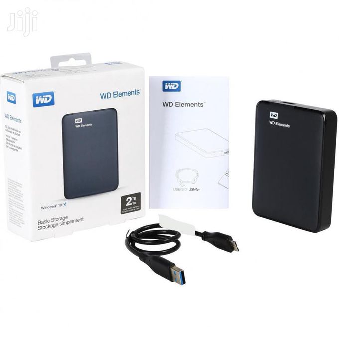 WD 3.0 External Hard Disk Casing With Cable - Black
