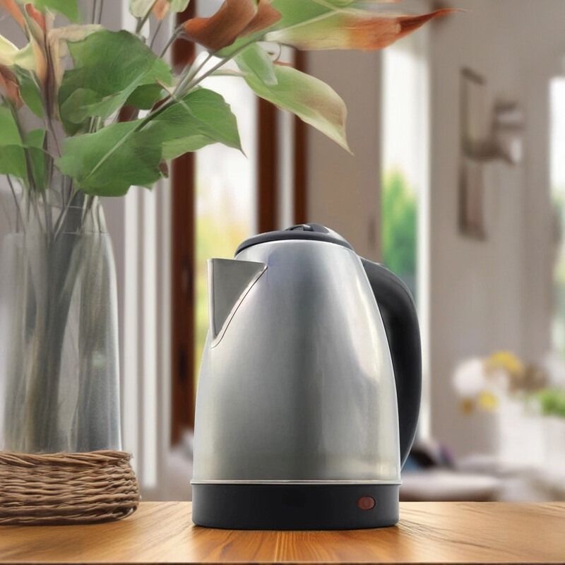 Sonar Stainless Steel 1.8Ltr Electric Kettle,1.5m Power Cord,1500W Fast Boil 1YR WRTY