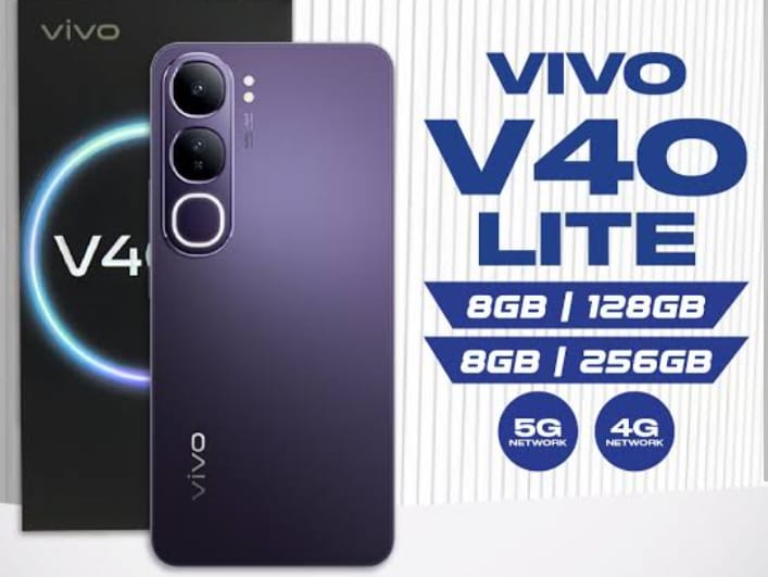 BRAND NEW Vivo V40 Lite  256GB ROM + 16GB (8GB + 8GB) RAM 4G (Dual SIM) - 5000mAh 6.67' AMOLED screen 120HZ refresh rate  50MP+ CAMERA smart phones