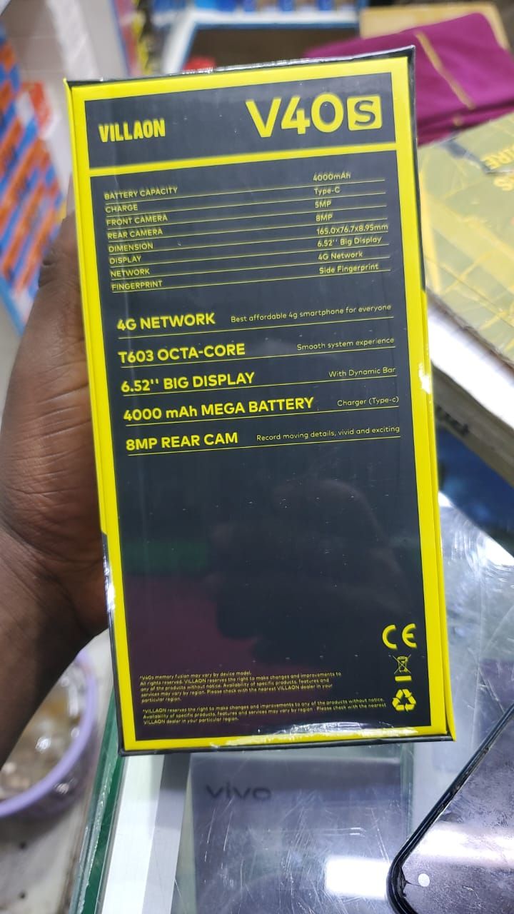 NEW ARRIVAL BRAND NEW VILLAON V40s 6.52" 64GB+4GB ROM- 4000mAh-4G LTE 4000mAh Android 14 Octa-core smartphones