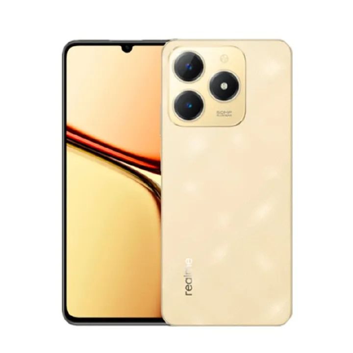 New Arrival realme C61 128GB+6GB 90Hz 6.74'' 50MP 7.84mm Thickness 5000mAh IP54 Waterproof Android 14 Type-C Dual Sim Smart Phones Face and Fingerprint Unlock phone