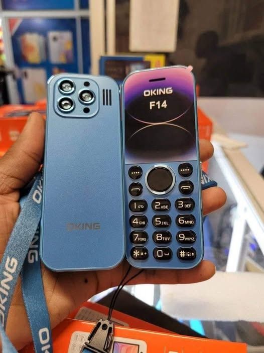 Oking F14   with double spotlight 1500 mAh battery Fm wireless radio Dual SIM card featured phones