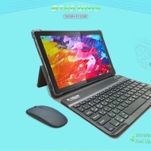 S-COLOR GT40 Ultra | 10.1 Inch Smart Tablet PC 16GB RAM+512GB ROM | Wireless Keyboard With mouse  lay: 10.1 inch OS: Android 13 TABLET PC