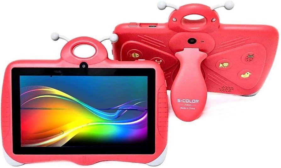 S Color 5000mAh S900 WIFI/BT/FM 7 inch HD Android 12 RAM 6GB + ROM 128GB KIDS TABLET