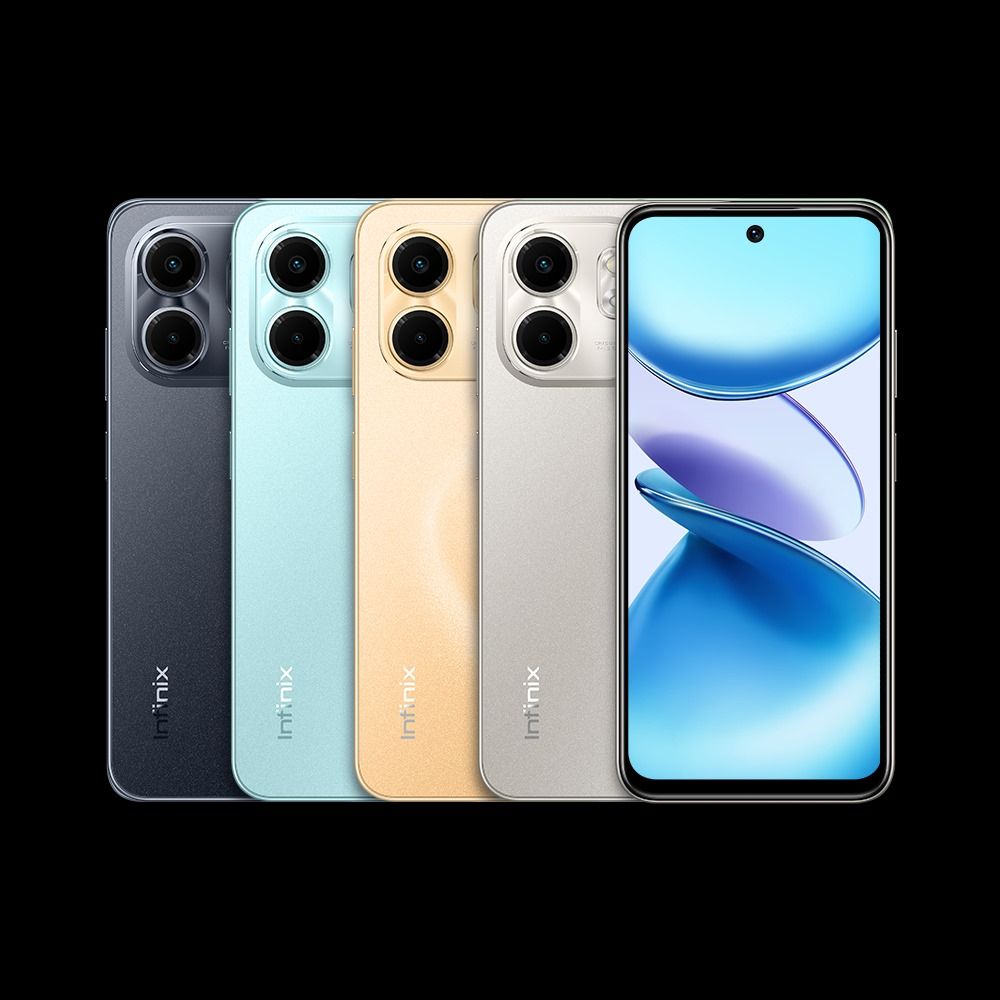 [New arrival] Infinix SMART 9 128GB + 4GB 6.7" Display Dual SIM 4G Network 5000mAh Battery  13MP Dual Camera G81 Fingerprint Lock Android 14 Smart Phones + FREE GIFTS ( AIRPODS + SMART WATCH) FOR YOU