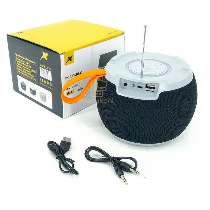 C15 Portable Speaker, Bluetooth 5.0 Dual Pairing Wireless Mini Speaker, 360 HD Surround Sound & Rich Stereo Bass 24H Playtime IP67 Waterproof for Travel Outdoors Home and Party