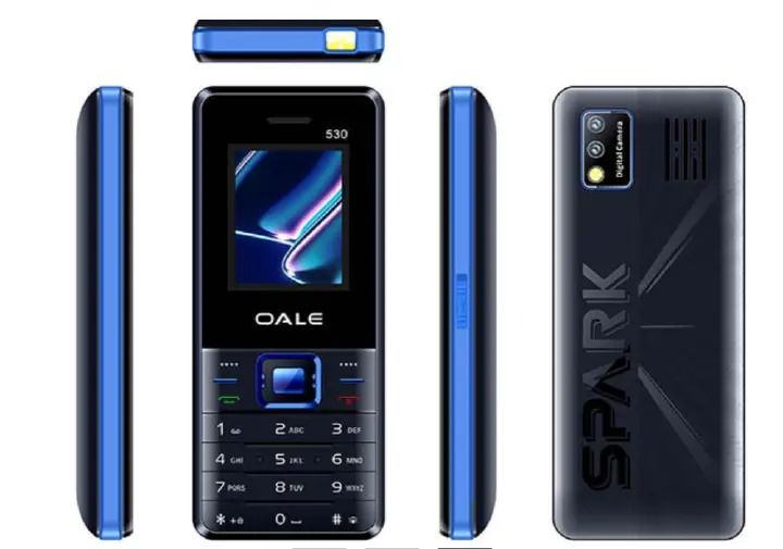 (Offer) Cheap phone Oale 530 feature phone kabambe/katululu dual two-sim card mulika mwizi two sim card slot high capacity battery lound speaker featured phone