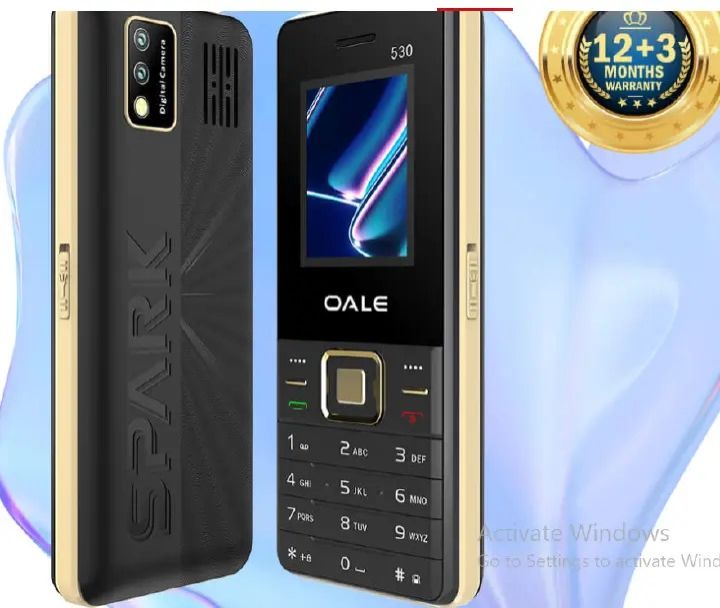(Offer) Cheap phone Oale 530 feature phone kabambe/katululu dual two-sim card mulika mwizi two sim card slot high capacity battery lound speaker featured phone