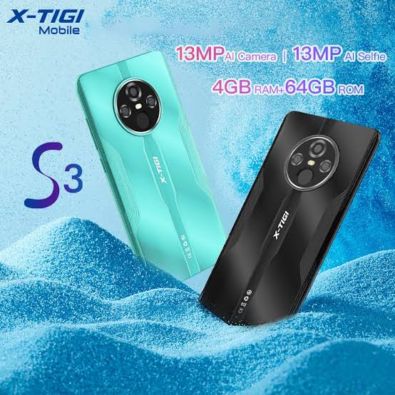 [NEW ARRIVAL] BRAND NEW X tigi S3 smartphone 4GB RAM 64 GB ROM 13Mp back 5Mp front cameras  5.5' inch display 3900 mAh battery back mounted fingerprint sensor android 9 mediatek helio x20 smartphones