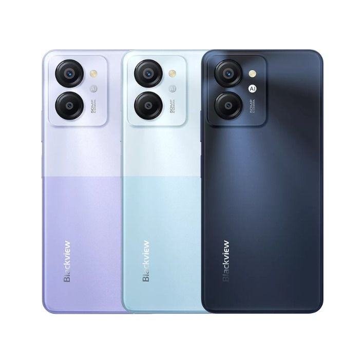 [NEW ARRIVAL]  BLACKVIEW COLOR 8  8 GB RAM 256 GB ROM PS LCD, 90Hz,Android 13, Unisoc Tiger T616 (12 nm) Unisoc Tiger T616 (12 nm) 6000 mAh Nano-SIM + Nano-SIM smartphones