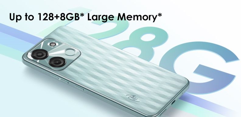 [BRAND NEW] itel A60s 128GB ROM 4GB RAM  Dual SIM IPS LCD 6.6 inches Android 12 Unisoc SC9863A1 (28 nm) Octa-core  5000 mAh Fingerprint smartphones