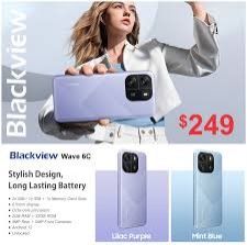 [BRAND NEW]  Blackview Wave 6C 32GB ROM 2GB RAM IPS LCD ,6.5 inches, Android 13 (Go edition) Unisoc SC9863A (28 nm) Octa-core  Fingerprint smartphones