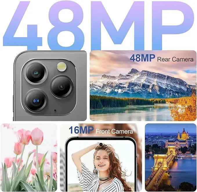 BLACKVIEW A96 256GB STORAGE + 12GBRAM 6.497'' FHD + IPS INFINITY -O DISPLAY 4380mAh BATTERY 48MP +8MP REAR CAMERA 16MP FRONT CAMERA ANDROID 13 SMARTPHONES