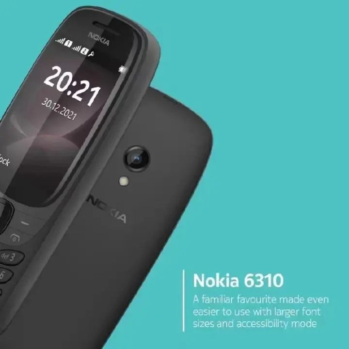 New NOKIA 6310. Dual Sim, wireless fm, rear camera flash,8 MB RAM, 16 MB inbuilt 1150 mAh Battery 2.8 inches, 160 x 240 px Display 0.3 MP Rear Camera Memory Card Supported, up to 32 GB featured phone