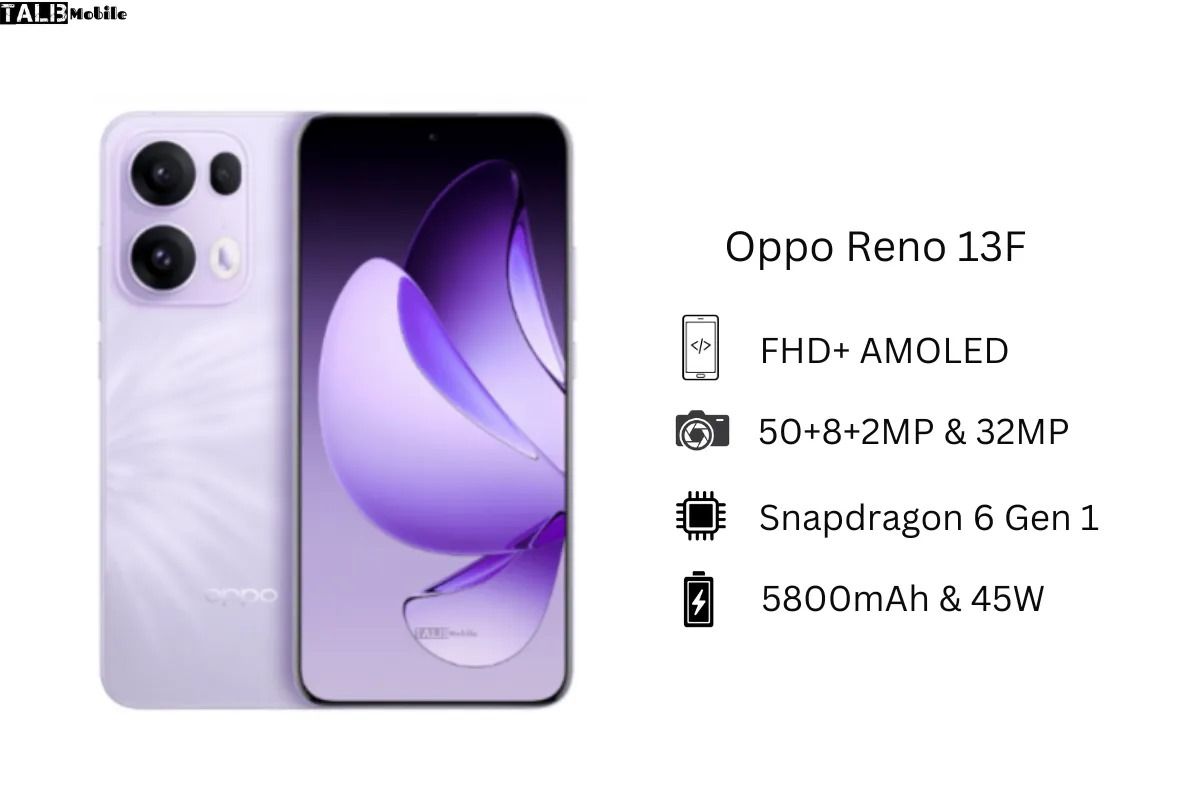 [NEW ARRIVAL] Oppo Reno13 F 5G 256GB ROM 8 GB RAMAndroid 15  Octa-core 5800 mAh 50 MP main camera 32 MP selfie camera Snapdragon 6 Gen 1 (4 nm) SMARTPHONES + FREE GIFTS ( AIRPODS + SMART WATCH)