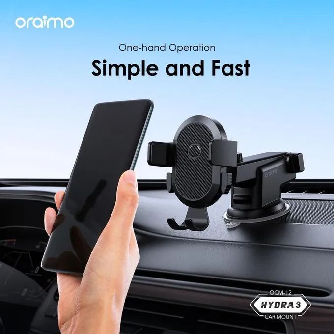 [CLEARANCE SPECIAL OFFER] Oraimo Hydra 3 OCM-12 Car mount stable and flexible mobile phone holder