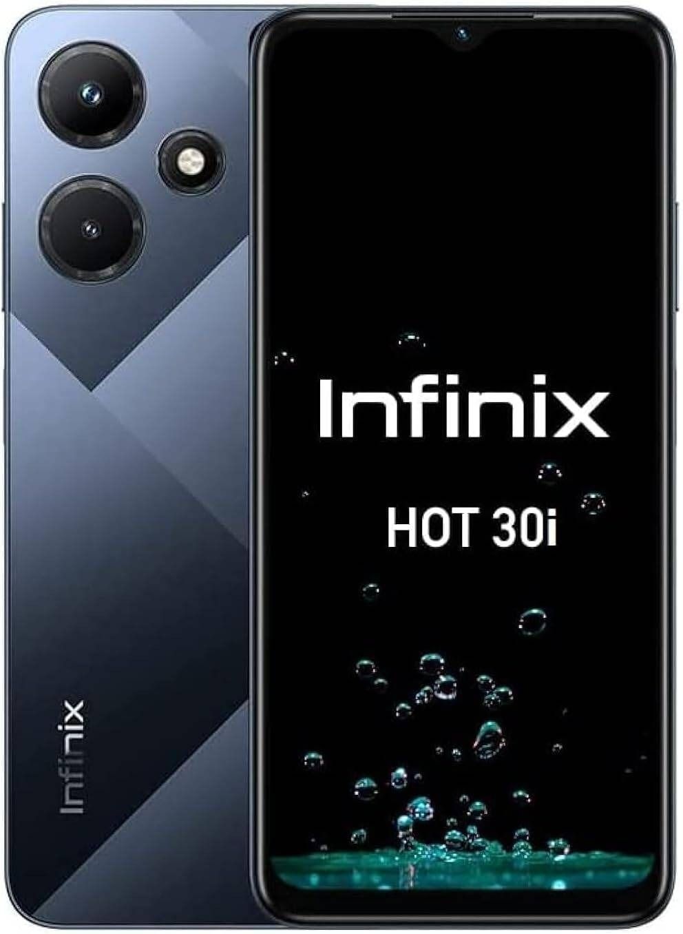 [ BRAND NEW ]INFINIX HOT 30i 128GB 8GB RAM,DISPLAY 6.6 INCHES,BATTERY 5000, REAR CAMERA 13MP SELFIE 8MP,OS ANDROID12,CHIPSET UNISOC T606 smartphones