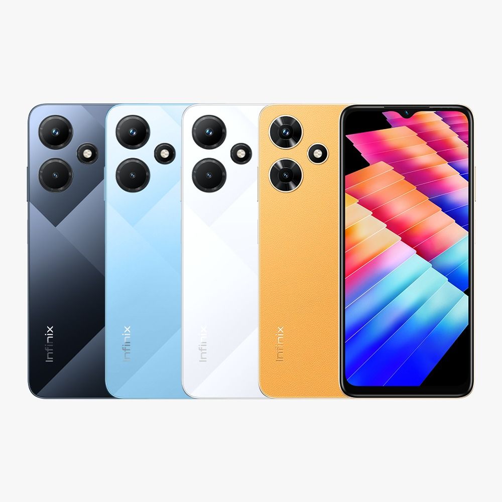 [ BRAND NEW ]INFINIX HOT 30i 128GB 8GB RAM,DISPLAY 6.6 INCHES,BATTERY 5000, REAR CAMERA 13MP SELFIE 8MP,OS ANDROID12,CHIPSET UNISOC T606 smartphones