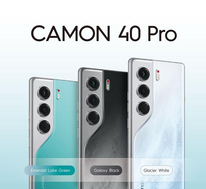 TECNO CAMON 40 Pro Curved 6.78” AMOLED 120 Hz Screen 256GB ROM + 16GB RAM* (8GB + 8GB Extended) 5200 mAh Battery 50 MP Camera Android 15 Tecno AI Smart Phone
