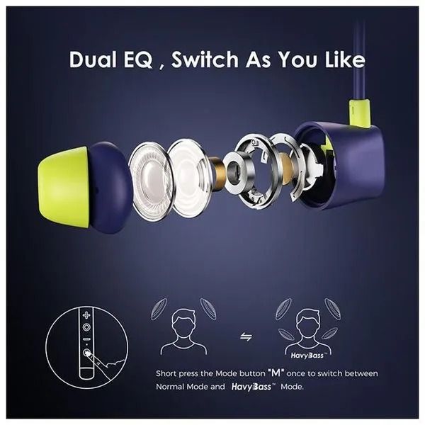(TECH WEEK OFFER} Oraimo Necklace 4 Dual EQ Multiple Neckband Earphone OEB-E50D