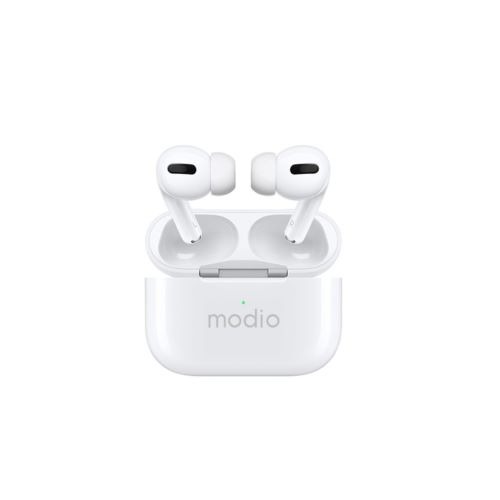 [ BRAND NEW ] Modio ME8  bluetooth connectivity built in voice assistant with a voice control compatible  with IOS/ Andoid BT5.3 10m Effective distance  charging case 30 mAH  450 hours standby BT