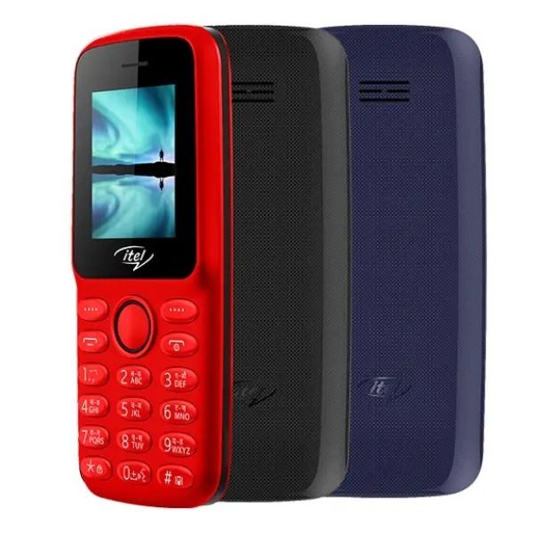 New itel 2163 1.8" Display Wireless FM Dual SIM Opera Mini Bright Torch Kabambe katululu button feature Phone