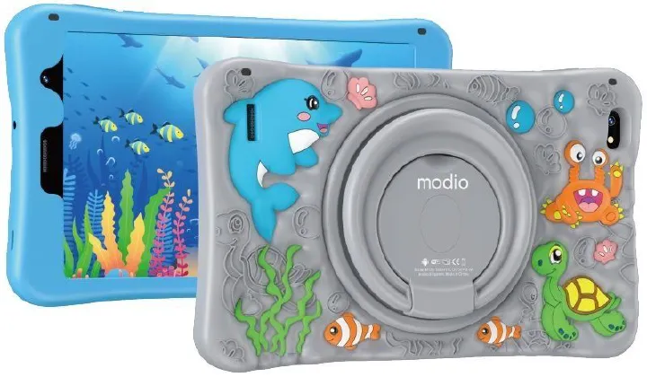 NEW Modio  M128 KIDS STUDY TABLET 8INCH 256GB/6GB 4000MAH 5G SIMCARD SLOT WITH SILICONE COVER android Tablet