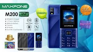 [ NEW ARRIVAL ] Maxfone M200 1.77 inch display 6MNO large buttons MTK 6261D 2000MAh battery with bright torch dual sim high fidelity large audio system  featured phones