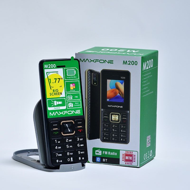 [ NEW ARRIVAL ] Maxfone M200 1.77 inch display 6MNO large buttons MTK 6261D 2000MAh battery with bright torch dual sim high fidelity large audio system  featured phones